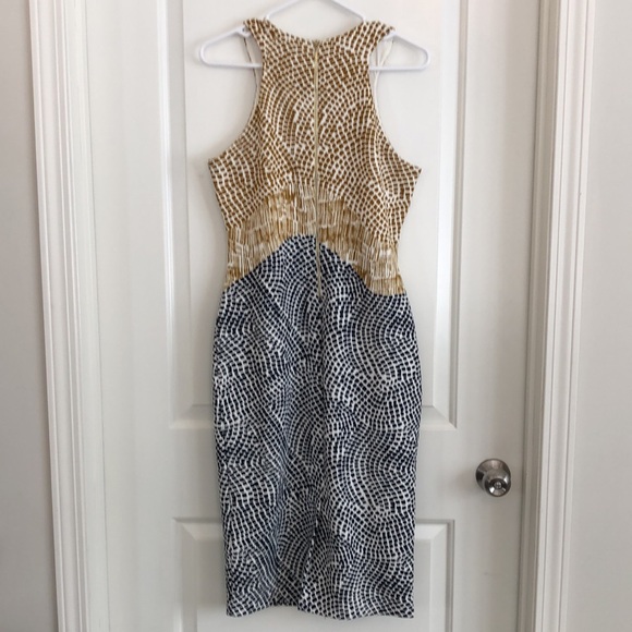 H & M fitted print dress size medium - Picture 6 of 6
